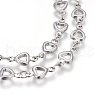 Non-Tarnish 3.28 Feet 304 Stainless Steel Link Chains X-STAS-P219-08-2