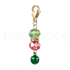 3Pcs Glass Beads Pendant Decorations HJEW-JM02532-4