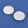 Brass Plain Edge Bezel Cups KK-L005-A-S-2