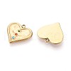304 Stainless Steel Pendants STAS-N109-184G-2
