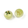 Transparent Glass Apple Pendants X1-DGLA-E004-16B-2