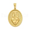 Ion Plating(IP) 304 Stainless Steel Pendants STAS-R231-18G-18-1