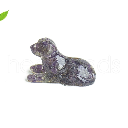 Resin Dog Display Decoration PW-WGF94F5-09-1