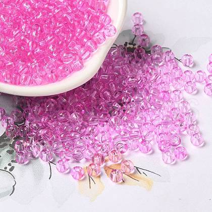Transparent Colours Glass Seed Beads SEED-P007-02A-02-1