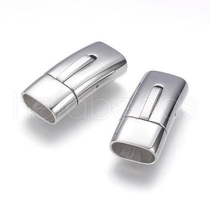 Tarnish Resistant 304 Stainless Steel Bayonet Clasps STAS-G143-31A-1