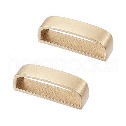 Unicraftale 2Pcs Brass Loop Keepers FIND-UN0002-55A-1