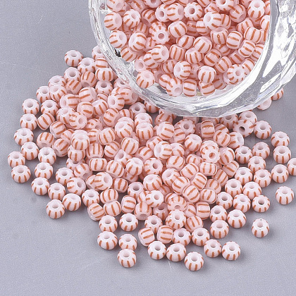 8/0 Grade A Round Glass Seed Beads SEED-S030-415-1