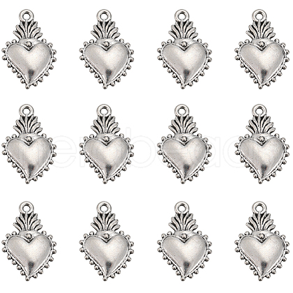 SUNNYCLUE 80Pcs Tibetan Style Alloy Pendants FIND-SC0007-74-1