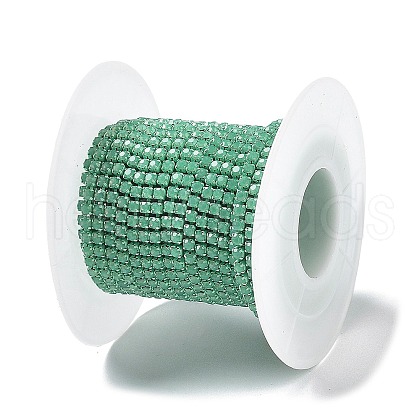 Iron Rhinestone Glass Cup Chain CH-U001-01I-1