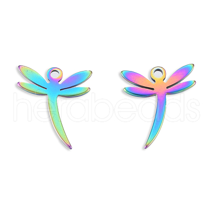 Ion Plating(IP) 201 Stainless Steel Charms STAS-N098-129M-1