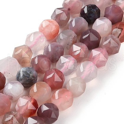 Natural Alashan Agate Beads Strands G-NH0021-A22-01-1