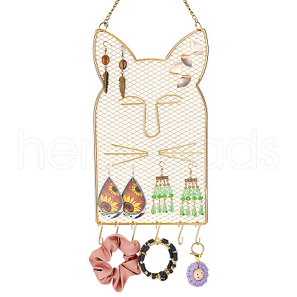   Iron Grid Shape Wall Mount Earring Display ODIS-PH0001-70-1