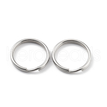 304 Stainless Steel Split Key Rings STAS-Q314-02D-P-1