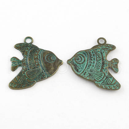 Zinc Alloy Pendants X-PALLOY-R065-050-LF-1