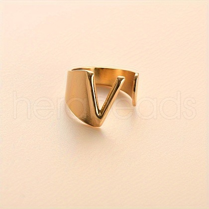 304 Stainless Steel Cuff Rings FS-WGEAFE6-43-1