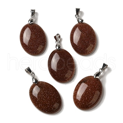 Synthetic Goldstone Pendants G-Z055-03P-24-1