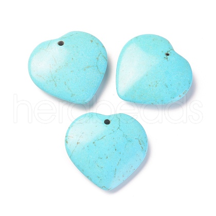 Synthetic Turquoise Pendants TURQ-L031-021-1