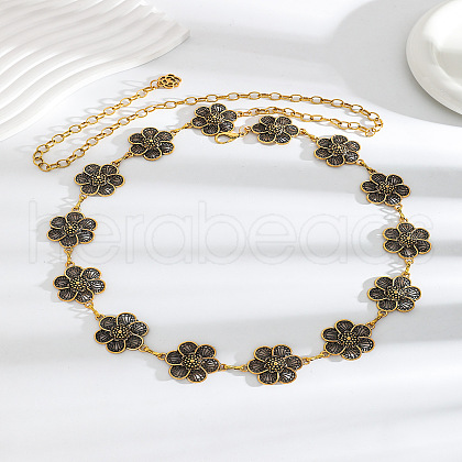 Bohemian Style Alloy Geometric Link Chain Waist Belly Chains FS-WG11763-08-1