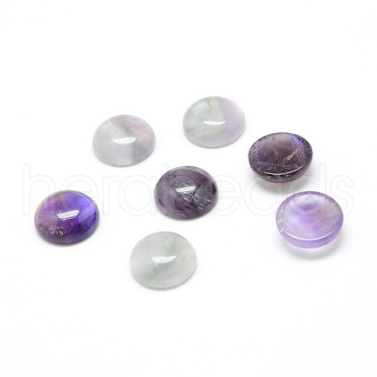 Natural Amethyst Gemstone Cabochons G-T020-16mm-06-1