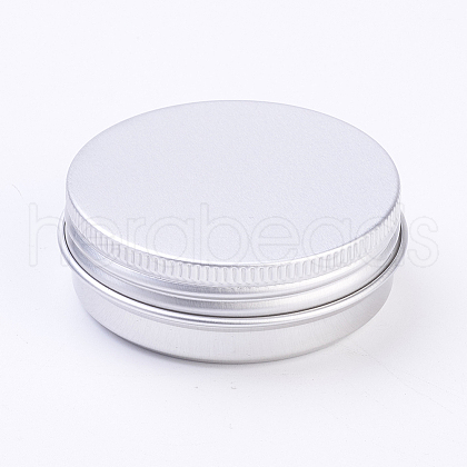 Round Aluminium Tin Cans CON-WH0010-02P-15ml-1
