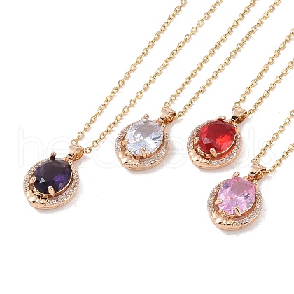 304 Stainless Steel Cable Chain Necklaces NJEW-P309-03G-1