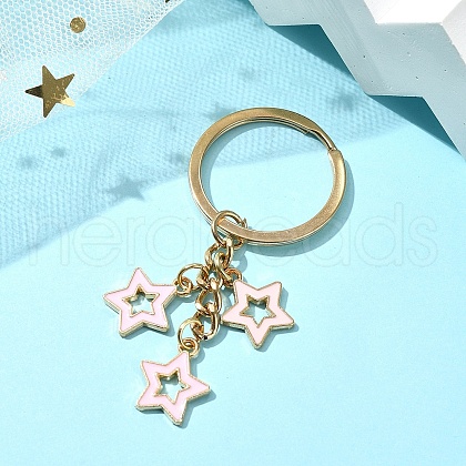 Star Alloy Enamel Keychain KEYC-YW00144-03-1