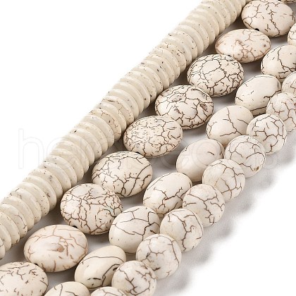 Synthetic Howlite Beads Strands TURQ-F018-03-1