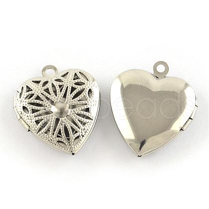 Tarnish Resistant 304 Stainless Steel Pendant Rhinestone Settings STAS-Q197-07-1