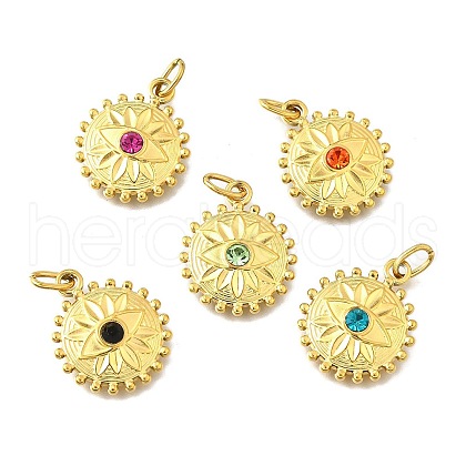 304 Stainless Steel Rhinestone Pendants STAS-K263-80G-1