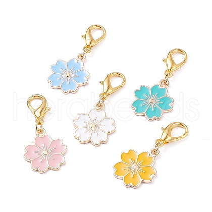 Alloy Enamel Pendants Decoration X1-HJEW-JM00631-1