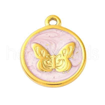 304 Stainless Steel Pendants STAS-V004-09G-02-1