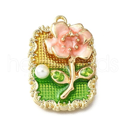 Alloy Enamel Pendants ENAM-K076-02E-G-1