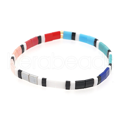 Rainbow Bohemian Style Original Design Fashion Tila Beaded Bracelet for Women. RM1844-25-1