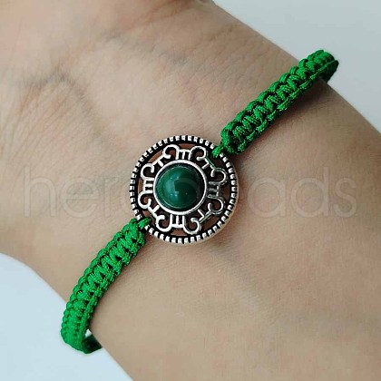 Adjustable drawstring woven bracelet Fatima palm eye handmade knot red rope bracelet KO2784-2-1