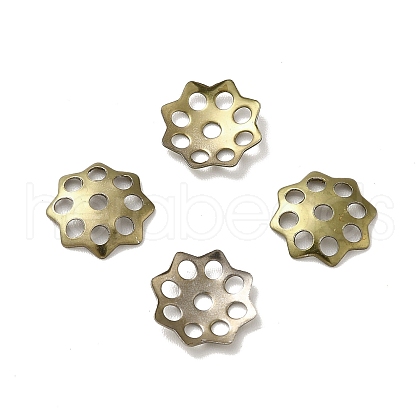 Ion Plating(IP) 304 Stainless Steel Bead Caps STAS-F075-23AB-1