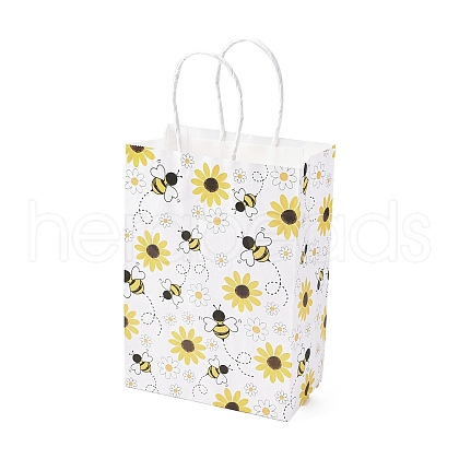 Bees Theme Rectangle Paper Bags CARB-F012-02B-1