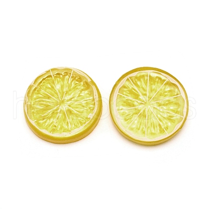 Plastic Imitation Fruit Slice DJEW-WH0063-11A-1