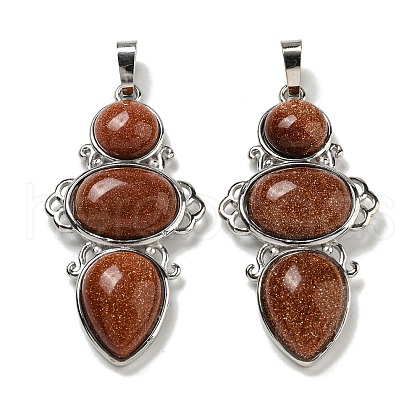 Synthetic Goldstone Pendants G-Q158-04K-1