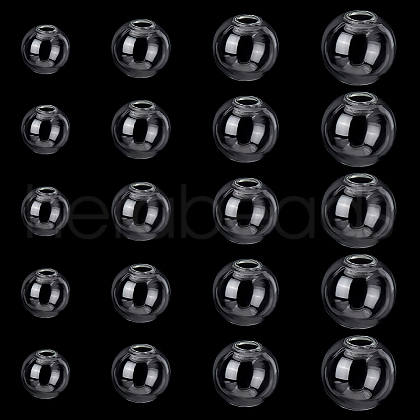 Round Mechanized Blown Glass Globe Ball Bottles BLOW-PH0001-10-1