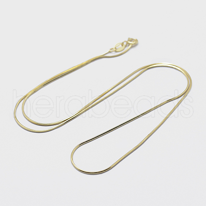925 Sterling Silver Chain Necklaces STER-F039-11G-1