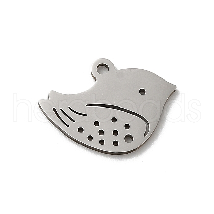 Non-Tarnish 201 Stainless Steel Pendants STAS-E206-04P-06-1