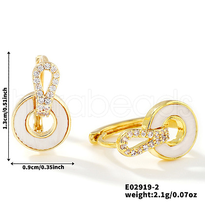 Cute Hoop Earrings MW8233-2-1