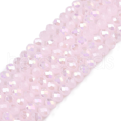 Electroplate Glass Beads Strands EGLA-A044-J2mm-B02-1