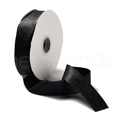 Sparkle Polyester Satin Ribbons SRIB-R012-3.8cm-09-1