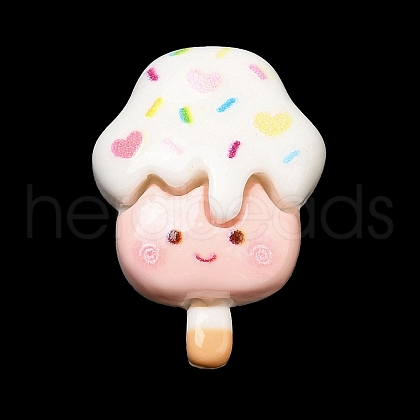Cartoon Opaque Resin Cabochons RESI-I055-03C-1