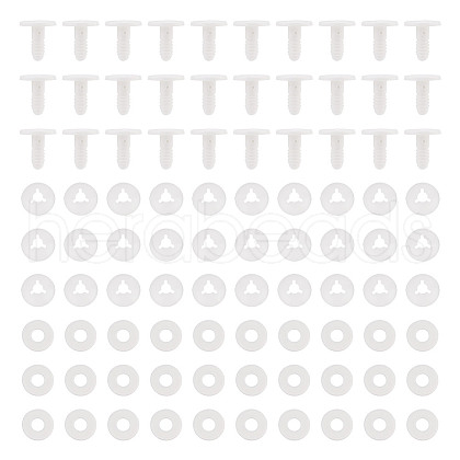 GOMAKERER 30 Sets Plastic Doll Joints DOLL-GO0001-06B-1