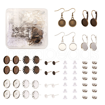 Fashewelry Brass Earring Finding Sets FIND-FW0001-19-1