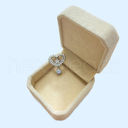 316L Surgical Stainless Steel Micro Pave Cubic Zirconia Top Down Belly Rings FS-WG959C5-03-1