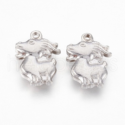 Tarnish Resistant 201 Stainless Steel Pendants STAS-O118-37P-1