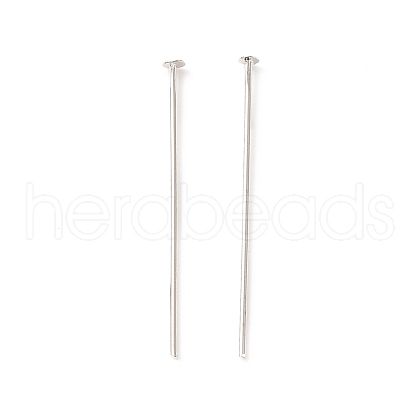 Brass Flat Head Pins KK-WH0058-03B-P-1